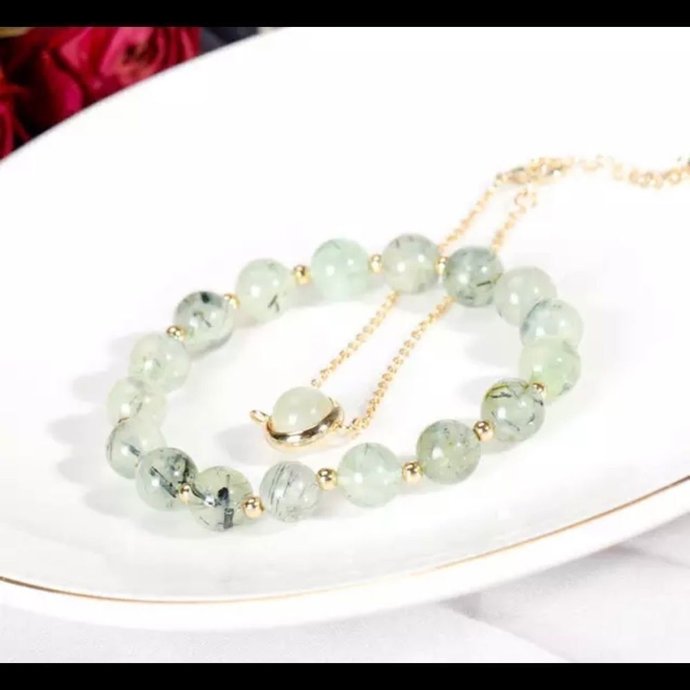 NATURAL‎ STONE GRAPE STONE 2 PIECE BRACELET SET